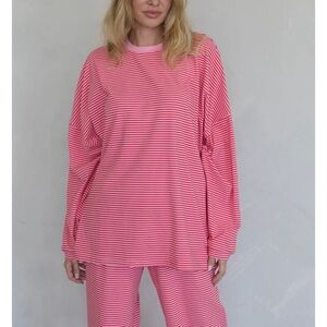 Things Between Pink Stripped Set